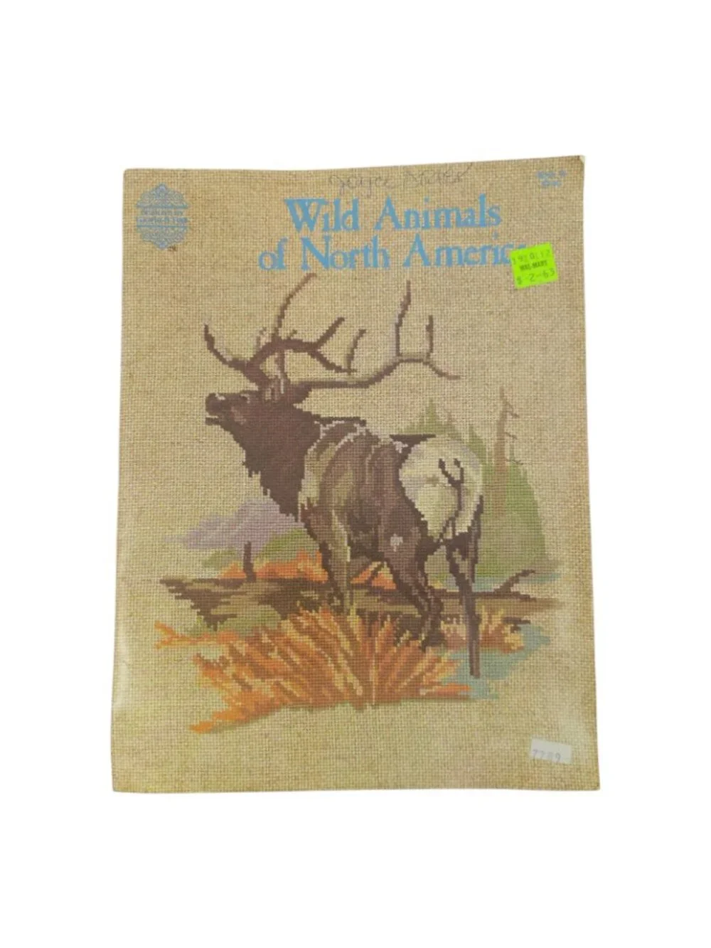 Cross Stitch Booklet Vintage Lot Of 5 Wildlife Sampler Fisherman Prayer Patterns